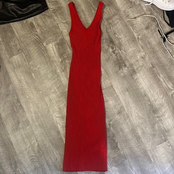 Enza costa ribbed knit dress - Picture 2 of 6